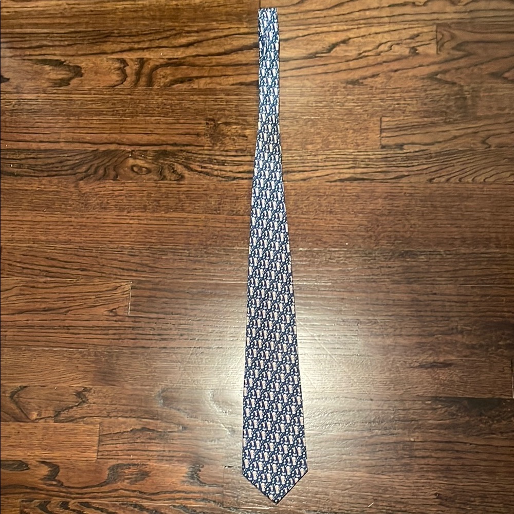 Men's Blue Patterned Tie